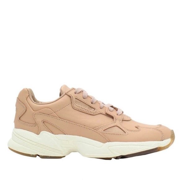 adidas Shoes - Adidas Falcon Leather Ash Pearl Nude Beige Chunky Sneakers